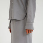 Ayla Grey Linen Shirt (Pre-Order)