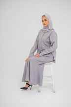 Ayla Grey Linen Skirt (Pre-order)