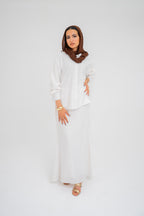 Ayla White Linen Set (Pre-Order)