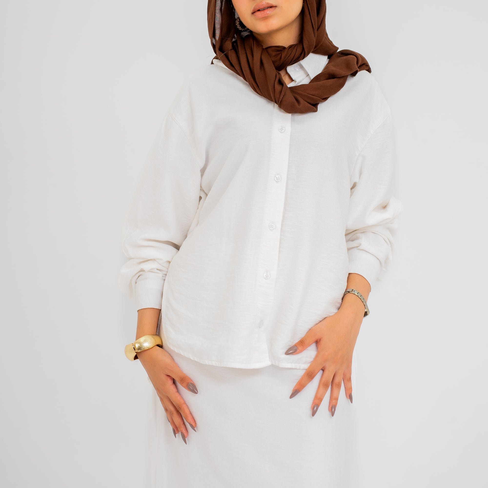 Ayla White Linen Shirt (Pre-Order)