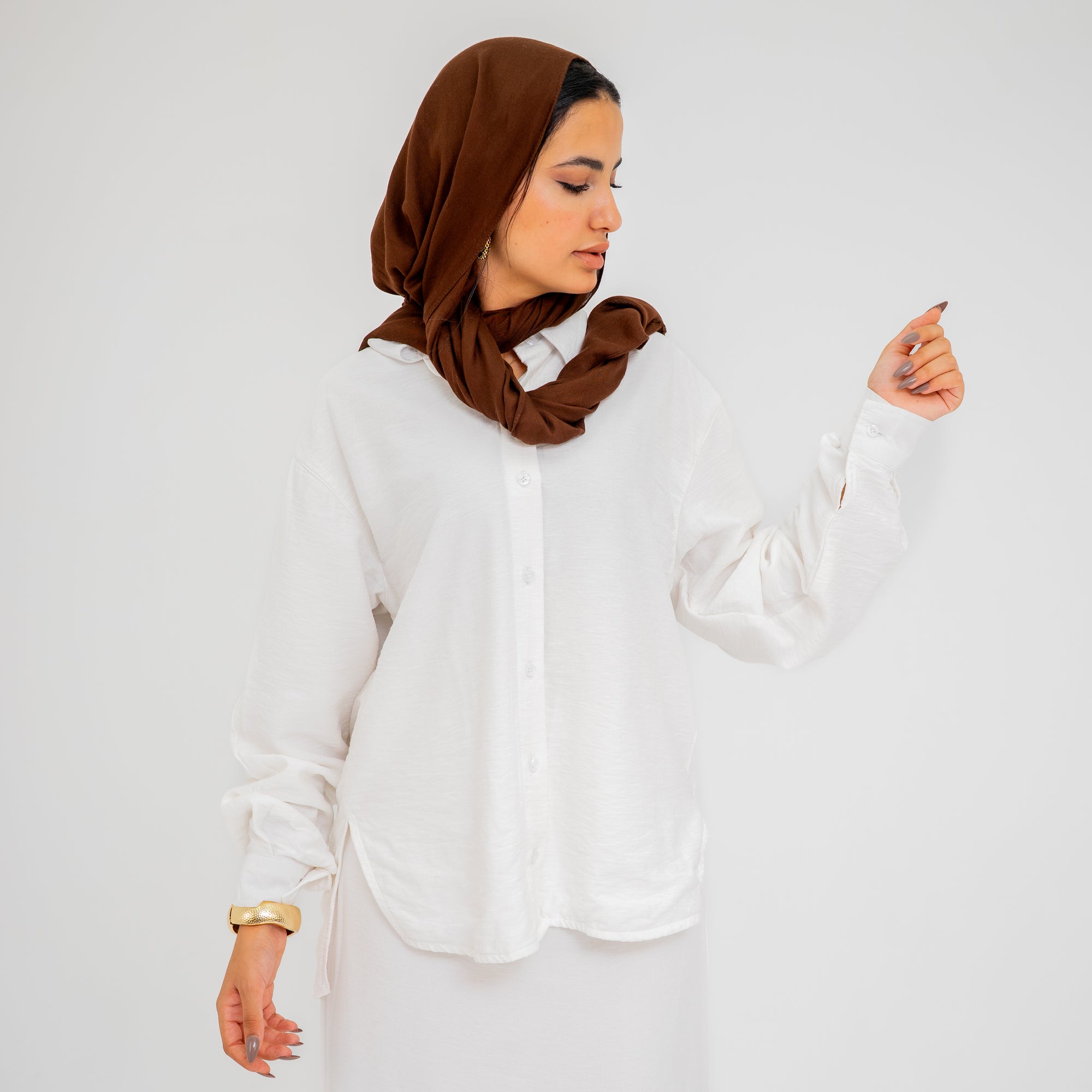 Ayla White Linen Shirt (Pre-Order)