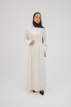 Signature Shirt Dress in White (Pre-order)