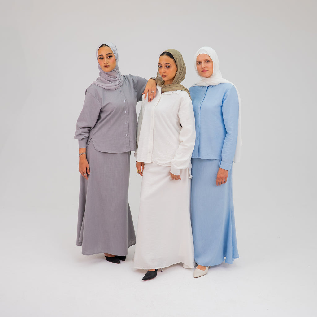 Ayla Grey Linen Set (Pre-Order)